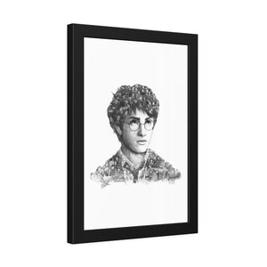 HARRY POTTER BLACK & WHITE FRAMED POSTER HARRY POTTER BLACK & WHITE FRAMED POSTER