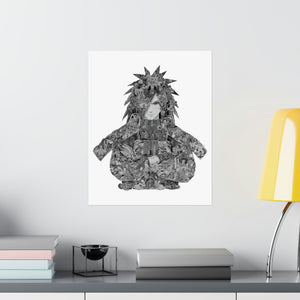 MADARA BLACK & WHITE POSTER MADARA BLACK & WHITE POSTER