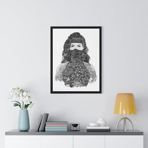 JADE BLACK & WHITE FRAMED POSTER JADE BLACK & WHITE FRAMED POSTER