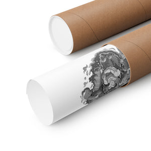 VEGETA SSJ4 BLACK & WHITE POSTER VEGETA SSJ4 BLACK & WHITE POSTER