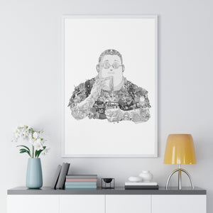 SAKAMOTO BLACK & WHITE FRAMED POSTER SAKAMOTO BLACK & WHITE FRAMED POSTER