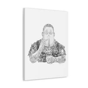 SAKAMOTO BLACK & WHITE CANVAS SAKAMOTO BLACK & WHITE CANVAS