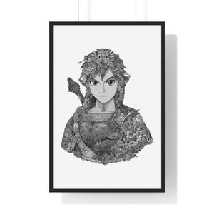 LINK BLACK & WHITE FRAMED POSTER LINK BLACK & WHITE FRAMED POSTER