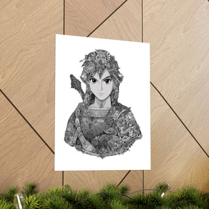 LINK BLACK & WHITE POSTER LINK BLACK & WHITE POSTER