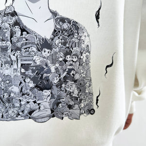 GON BLACK & WHITE HOODIE (Ship from Viet Nam) GON BLACK & WHITE HOODIE (Ship from Viet Nam)