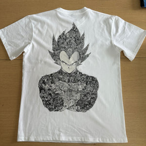 VEGETA WITH STORY PREMIUM T-SHIRT (Art on back - Ship from Viet Nam) VEGETA WITH STORY PREMIUM T-SHIRT (Art on back - Ship from Viet Nam)