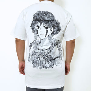 PRINCESS MONONOKE PREMIUM T-SHIRT (Art on back - Ship from Viet Nam) PRINCESS MONONOKE PREMIUM T-SHIRT (Art on back - Ship from Viet Nam)