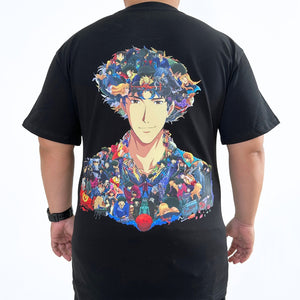 SPIKE SPIEGEL COLOR PREMIUM T-SHIRT (Art on back - Ship from Viet Nam) SPIKE SPIEGEL COLOR PREMIUM T-SHIRT (Art on back - Ship from Viet Nam)