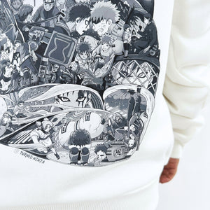 GAARA BLACK & WHITE HOODIE (Ship from Viet Nam) GAARA BLACK & WHITE HOODIE (Ship from Viet Nam)