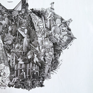 CLOUD PREMIUM T-SHIRT (Art on back - Ship from Viet Nam) CLOUD PREMIUM T-SHIRT (Art on back - Ship from Viet Nam)