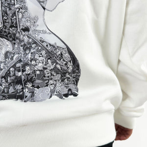 GOKU VEGETA BLACK & WHITE HOODIE (Ship from Viet Nam) GOKU VEGETA BLACK & WHITE HOODIE (Ship from Viet Nam)