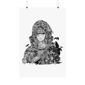 ITACHI BLACK & WHITE POSTER ITACHI BLACK & WHITE POSTER