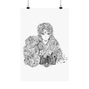 SESSHOMARU BLACK & WHITE POSTER SESSHOMARU BLACK & WHITE POSTER