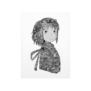 CHIHIRO BLACK & WHITE POSTER CHIHIRO BLACK & WHITE POSTER