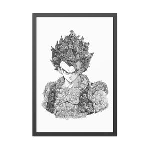 GOGETA BLACK & WHITE FRAMED POSTER GOGETA BLACK & WHITE FRAMED POSTER