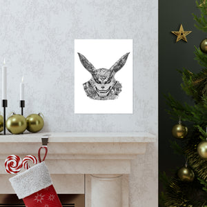 KURAMA BLACK & WHITE POSTER KURAMA BLACK & WHITE POSTER