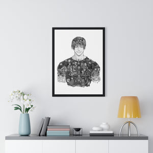 TOJI BLACK & WHITE FRAMED POSTER TOJI BLACK & WHITE FRAMED POSTER