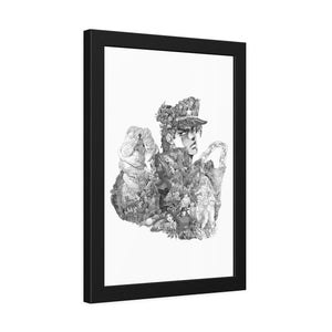 JOTARO BLACK & WHITE FRAMED POSTER JOTARO BLACK & WHITE FRAMED POSTER