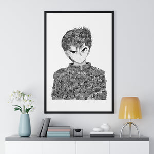 YUSUKE BLACK & WHITE FRAMED POSTER YUSUKE BLACK & WHITE FRAMED POSTER