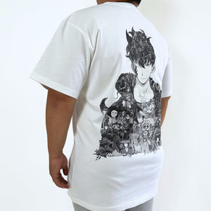 SUNG JINWOO PREMIUM T-SHIRT (Art on back - Ship from Viet Nam) SUNG JINWOO PREMIUM T-SHIRT (Art on back - Ship from Viet Nam)