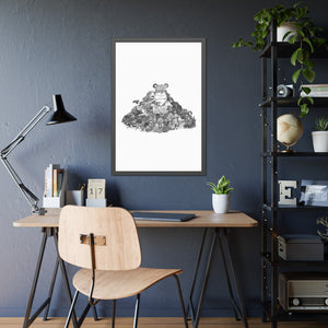 KUMA BLACK & WHITE FRAMED POSTER KUMA BLACK & WHITE FRAMED POSTER