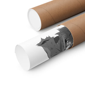 TRAFALGAR LAW BLACK & WHITE POSTER TRAFALGAR LAW BLACK & WHITE POSTER