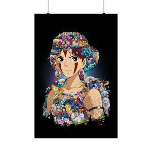 PRINCESS MONONOKE COLOR POSTER PRINCESS MONONOKE COLOR POSTER