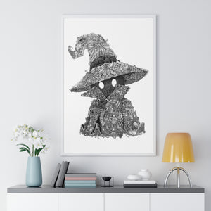 VIVI BLACK & WHITE FRAMED POSTER VIVI BLACK & WHITE FRAMED POSTER
