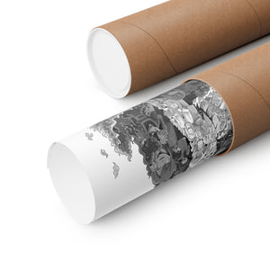 TODOROKI BLACK & WHITE POSTER TODOROKI BLACK & WHITE POSTER