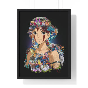 PRINCESS MONONOKE COLOR FRAMED POSTER PRINCESS MONONOKE COLOR FRAMED POSTER