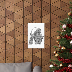 EDWARD ALPHONSE BLACK & WHITE POSTER EDWARD ALPHONSE BLACK & WHITE POSTER