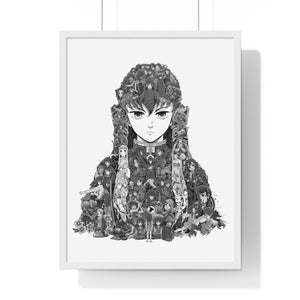MUICHIRO BLACK & WHITE FRAMED POSTER MUICHIRO BLACK & WHITE FRAMED POSTER