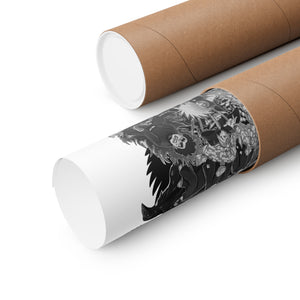 ITACHI BLACK & WHITE POSTER ITACHI BLACK & WHITE POSTER