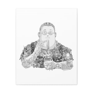 SAKAMOTO BLACK & WHITE CANVAS SAKAMOTO BLACK & WHITE CANVAS