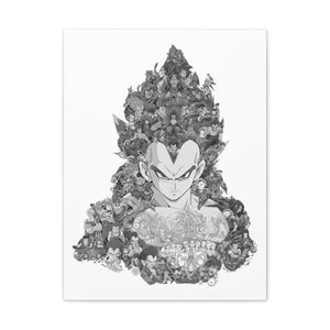 VEGETA SSJ4 BLACK & WHITE CANVAS VEGETA SSJ4 BLACK & WHITE CANVAS