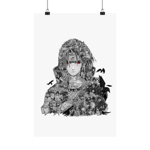 ITACHI BLACK & WHITE POSTER (with colored eyes) ITACHI BLACK & WHITE POSTER (with colored eyes)