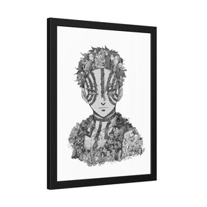 AKAZA BLACK & WHITE FRAMED POSTER AKAZA BLACK & WHITE FRAMED POSTER