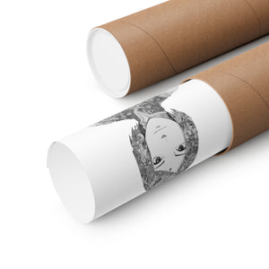 SAKURA BLACK & WHITE POSTER SAKURA BLACK & WHITE POSTER