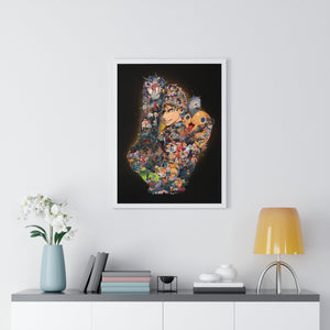 DENJI COLOR FRAMED POSTER DENJI COLOR FRAMED POSTER