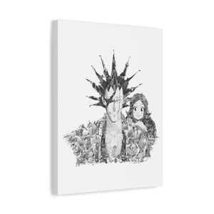 KENPACHI BLACK & WHITE CANVAS KENPACHI BLACK & WHITE CANVAS