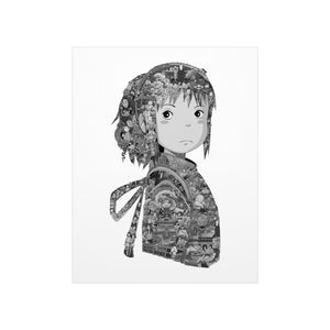 CHIHIRO BLACK & WHITE POSTER CHIHIRO BLACK & WHITE POSTER