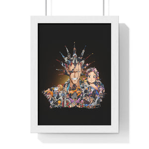 KENPACHI COLOR FRAMED POSTER KENPACHI COLOR FRAMED POSTER