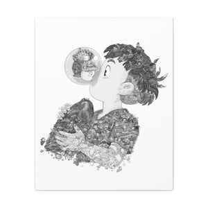 PONYO BLACK & WHITE CANVAS PONYO BLACK & WHITE CANVAS