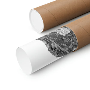 HINATA BLACK & WHITE POSTER HINATA BLACK & WHITE POSTER