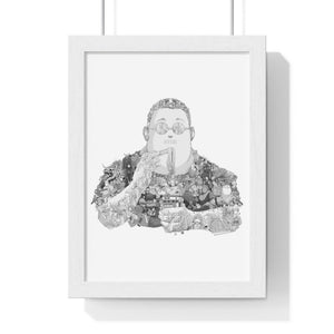 SAKAMOTO BLACK & WHITE FRAMED POSTER SAKAMOTO BLACK & WHITE FRAMED POSTER