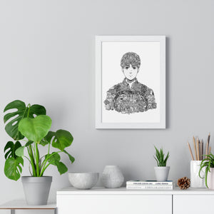 ARMIN BLACK & WHITE FRAMED POSTER ARMIN BLACK & WHITE FRAMED POSTER