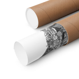 EDWARD ALPHONSE BLACK & WHITE POSTER EDWARD ALPHONSE BLACK & WHITE POSTER