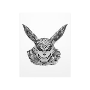 KURAMA BLACK & WHITE POSTER KURAMA BLACK & WHITE POSTER