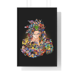 GOKU SSJ4 COLOR FRAMED POSTER GOKU SSJ4 COLOR FRAMED POSTER