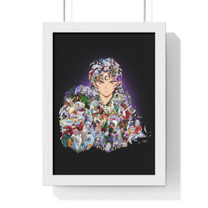 SESSHOMARU COLOR FRAMED POSTER SESSHOMARU COLOR FRAMED POSTER